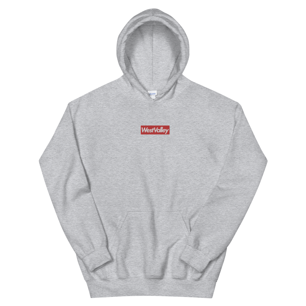 West Valley Box Logo Embroidered Hoodie – Hometown Fitted